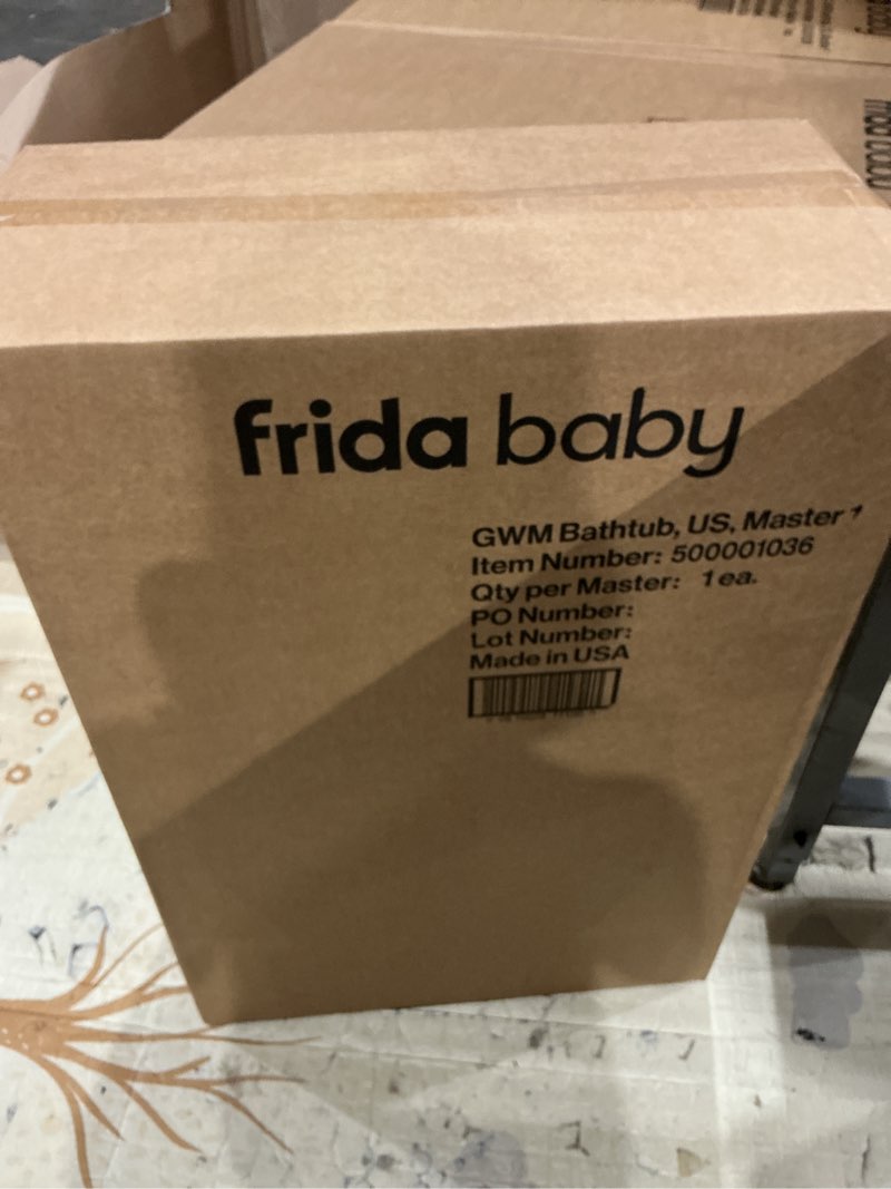 Condition photo showing New/Like New for frida baby 4-in-1 grow-with-me baby bathtub, baby tub for newborns to toddler with removable bath seat & backrest for bath support in tub bath tub