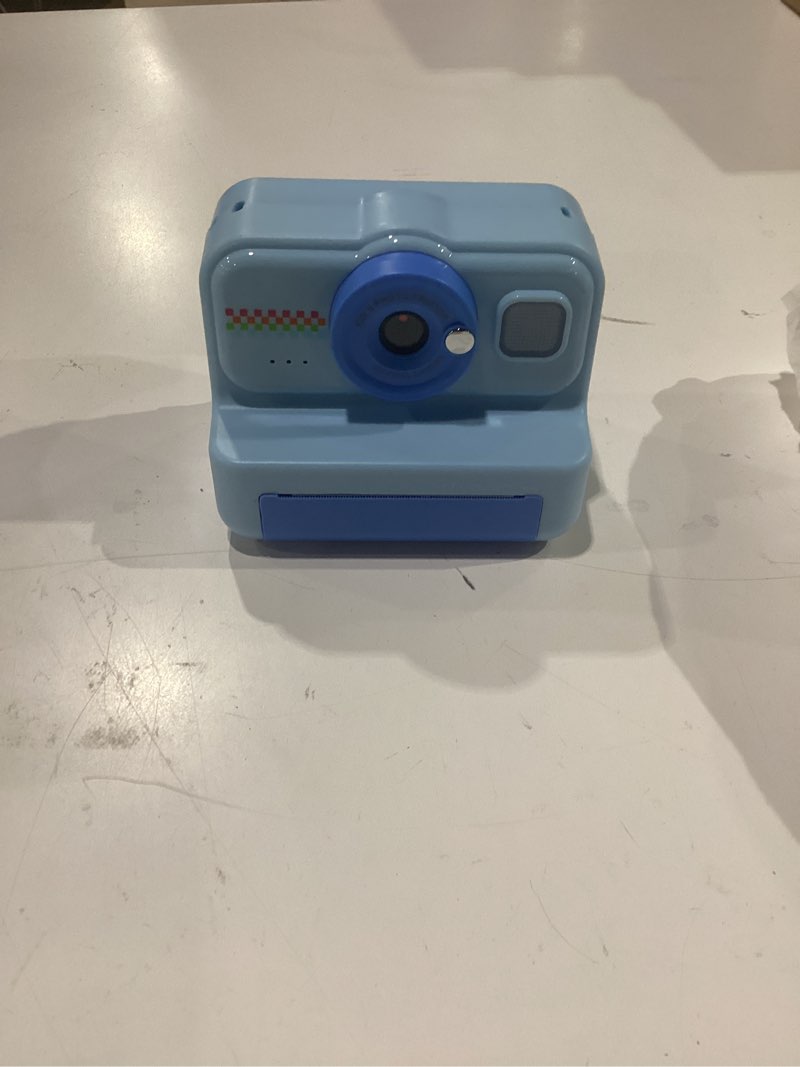 Condition photo showing New/Like New for himont kids camera instant print, 1080p hd instant print camera for kids with 3 rolls print paper & 32gb card, selfie digital camera for kid, ideal kid toys gifts for boys & girls age 3-14 (blue)