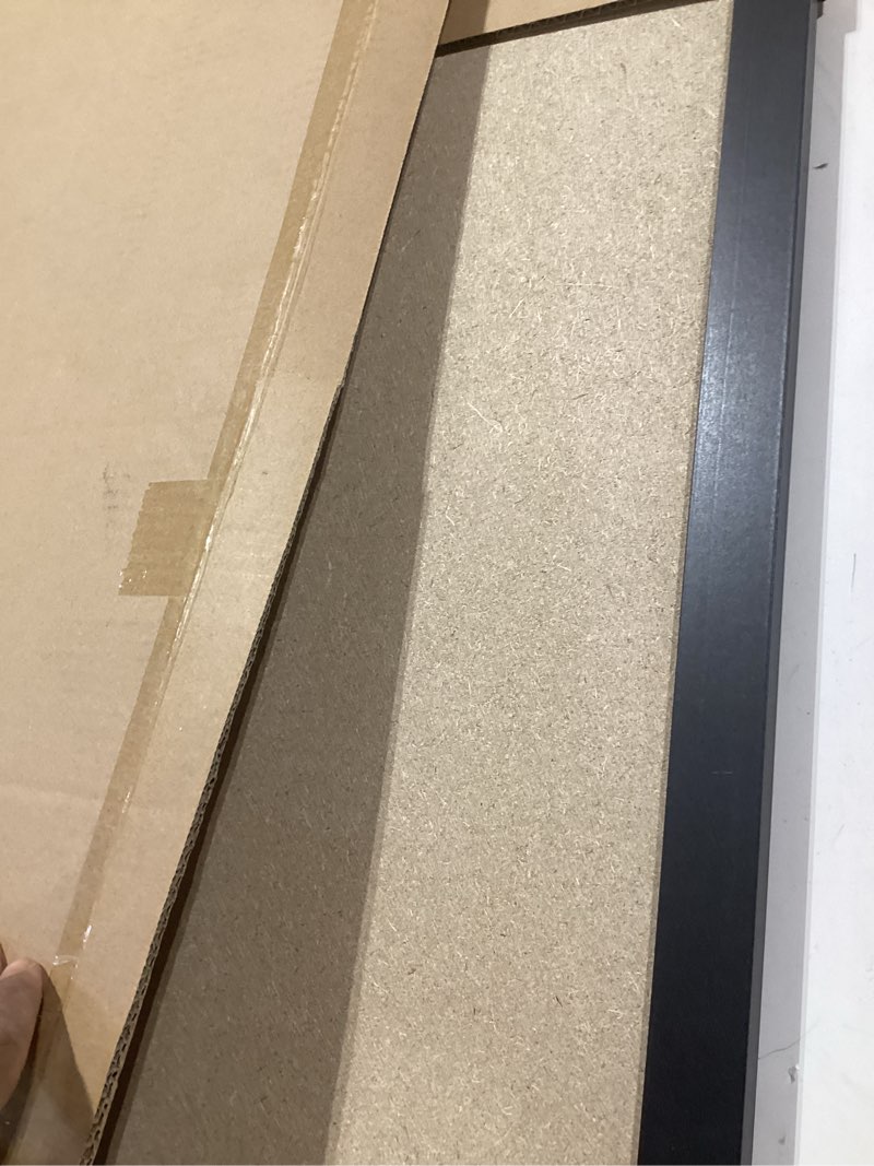 Condition photo showing Good Condition for u brands cork bulletin board, 24'' x 36'', black wood frame 23" x 35" black