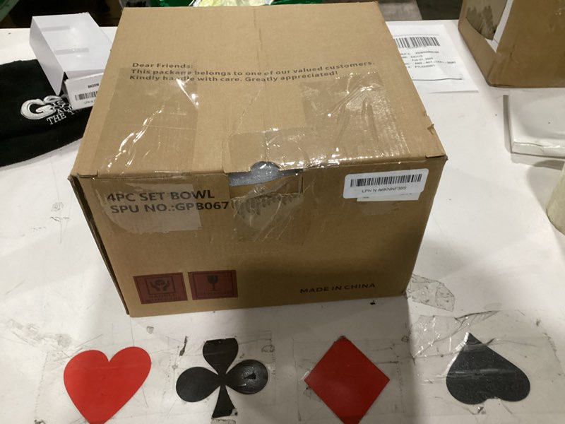 Condition photo showing Good Condition for GBHOME 8.75'' Large Ceramic Pasta Bowls, 38oz Stoneware Pasta Serving Bowls Set of 4 for Kitchen, Wi