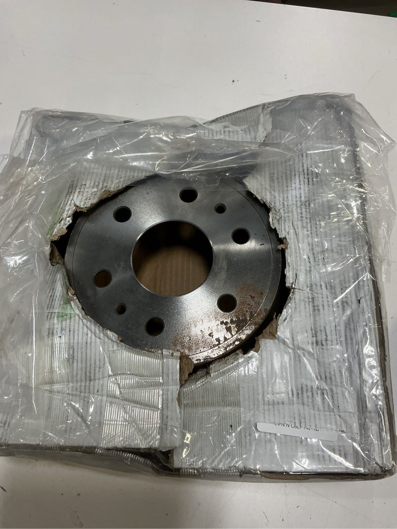 Condition photo showing As Is for acdelco silver rear brake rotor 18a2332a | gm 19241843 brake rotors for select cadillac, chevy silverado, chevrolet suburban, tahoe, gmc yukon, sierra and more