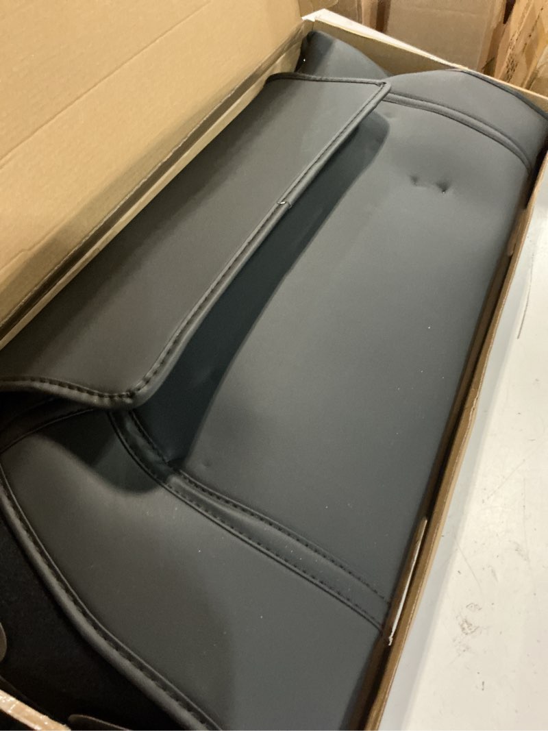 Condition photo showing Good Condition for zzeqyg upgrade seat back protector for volvo xc90 xc60 s90 s60 v90 v60 accessories leather material car kick mats organizer pocket back seat cover for kids protection set of 2 (black)