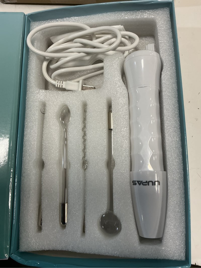 Condition photo showing Good Condition for high frequency facial wand-uupas portable handheld high frequency facial machine skin facial wand white