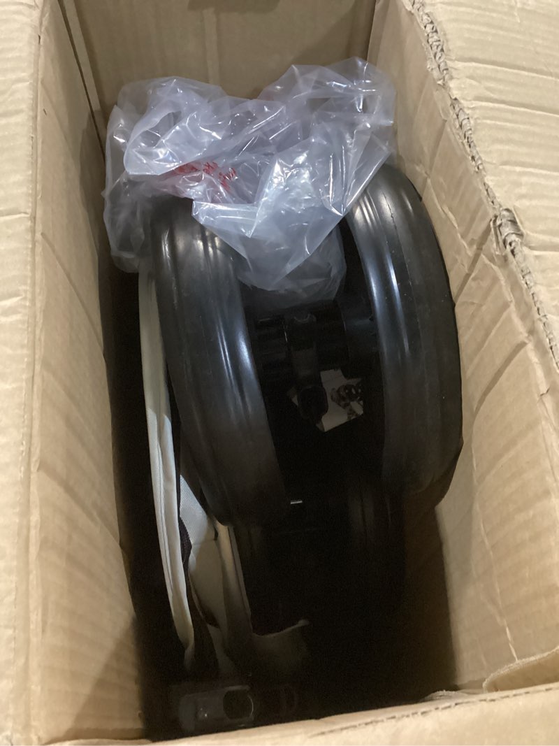 Condition photo showing As Is for 4 Wheel Foldable Pet Stroller - Lightweight Dogs and Cats Stroller Upto 50lbs with Mesh Canopy, Storage Basket and Cup Holder, Durable for Walks and Outings (Medium) Medium (50 Pound)