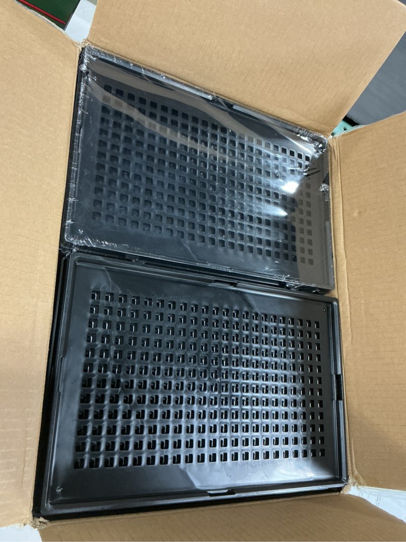 Condition photo showing Good Condition for Kuject XX-Large Shoe Storage Boxes Organizers Clear Plastic Stackable 12 Pack, Shoe Rack & Holder Substitute, Sneaker Containers, Toy Storage Organizer Bins for Entryway, Closet, Under Bed, Black Black XX-Large