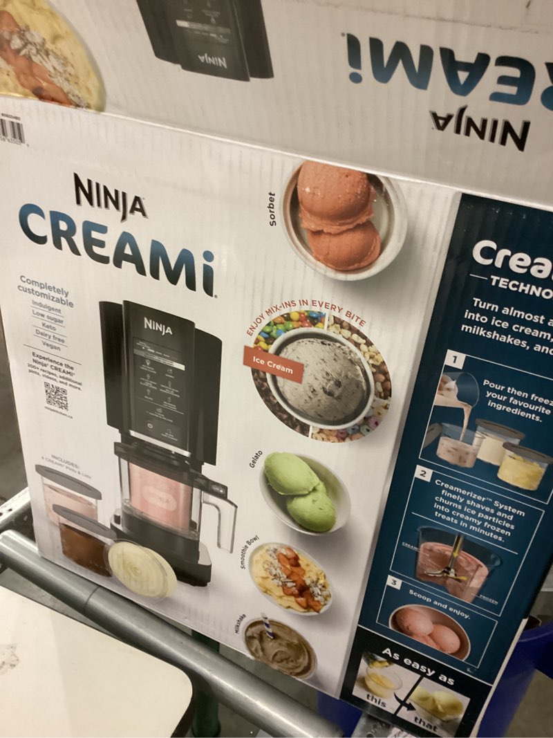 Ninja CREAMi Ice Cream Maker, 7 One-Touch Programs, Creamify Technology, Makes Ice Cream, Sorbet, Mi