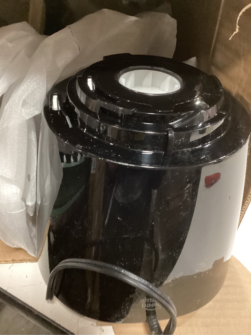Condition photo showing As Is for Amazon Basics Food Processor and Vegetable Chopper, 10 Cup Bowl, 2-Speed, 500 Watt Motor, Black