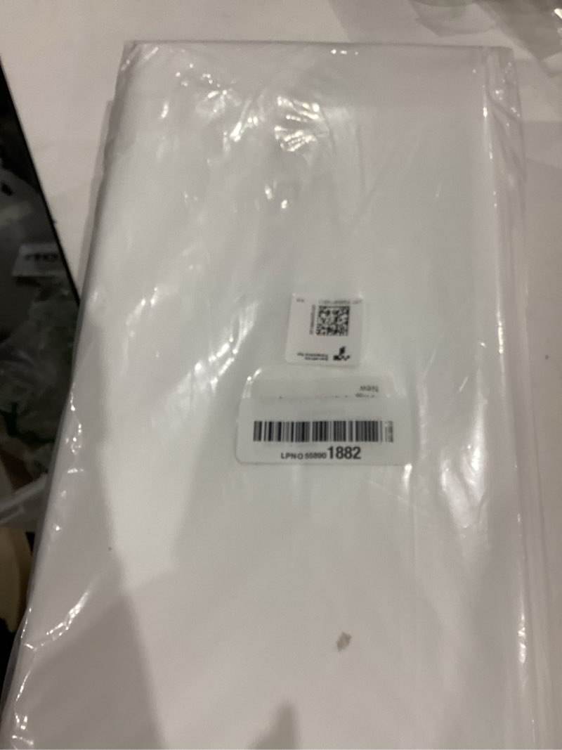 Condition photo showing Good Condition for pureegg plastic table cloth disposable 20 pack, 54 x 108 inch table cloths, party, picnic, wedding, decorative tablecloths, rectangle, white plastic cover, leakproof & sturdy, white white 54" x 108" rectangle