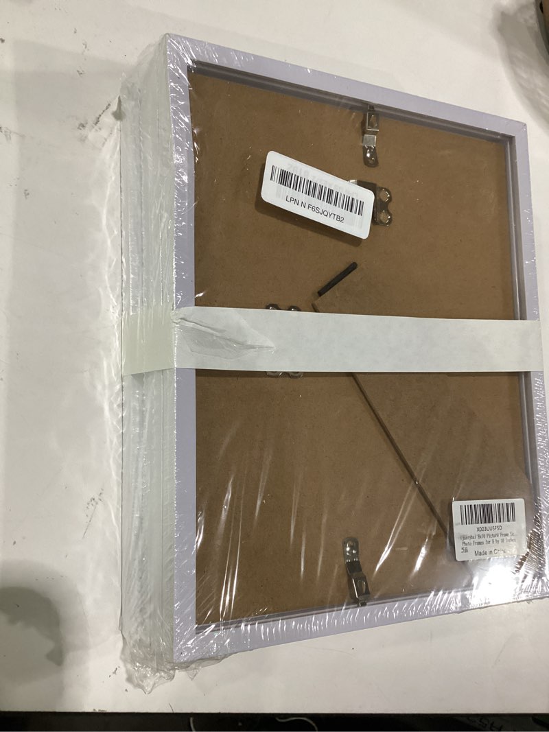 Condition photo showing New/Like New for 8x10 picture frame set of 4, white 8 x 10 frame high transparent wall gallery poster canvas photo frames for 8 by 10 inches