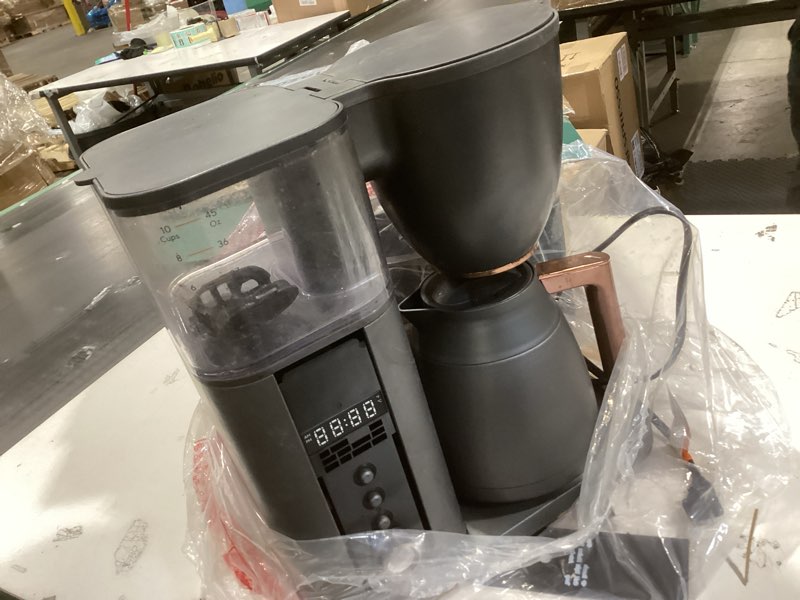 Condition photo showing As Is for Café Specialty Drip Coffee Maker | 10-Cup Insulated Thermal Carafe | WiFi Enabled Voice-to-Brew Technology | Smart Home Kitchen Essentials | SCA Certified, Barista-Quality Brew | Matte Black Matte Black Thermal Carafe