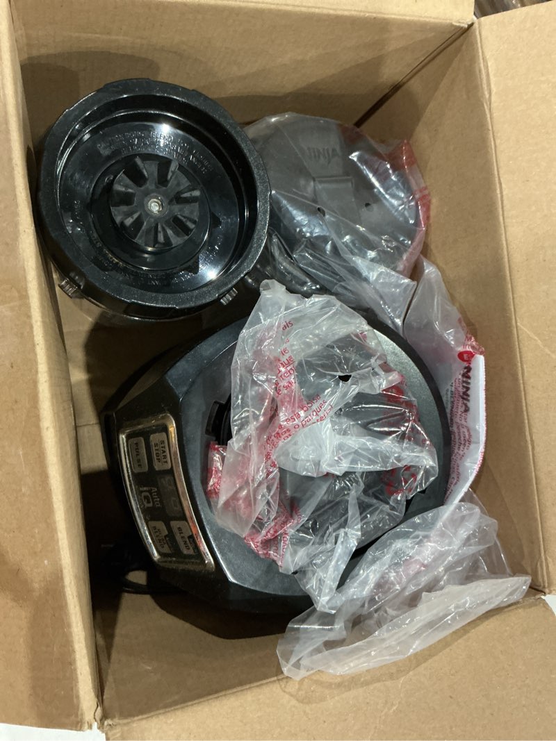 Condition photo showing Good Condition for ninja | blender | nutri pro | single serve | for smoothies, salsa, shakes and frozen drinks | includes 2 smoothie cups & lids | crushes ice, fruit & veggies |silver | bn401 auto blend 1000-peak-watts