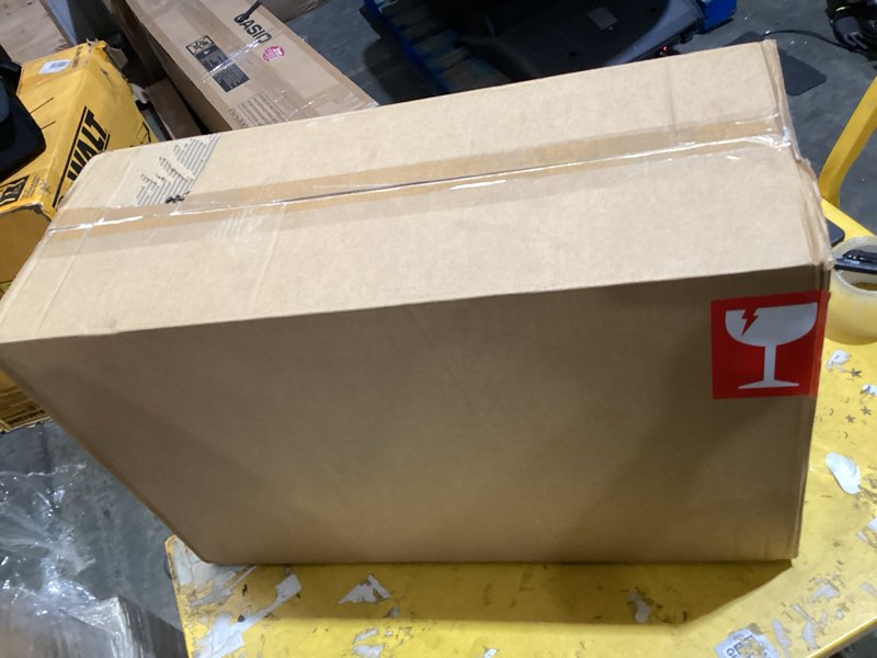 Condition photo showing As Is for longling replacement headlight chrome trim with projector low near beam driver left side headlamp assemble complete for kenworth t680 2013-2020, kw-001