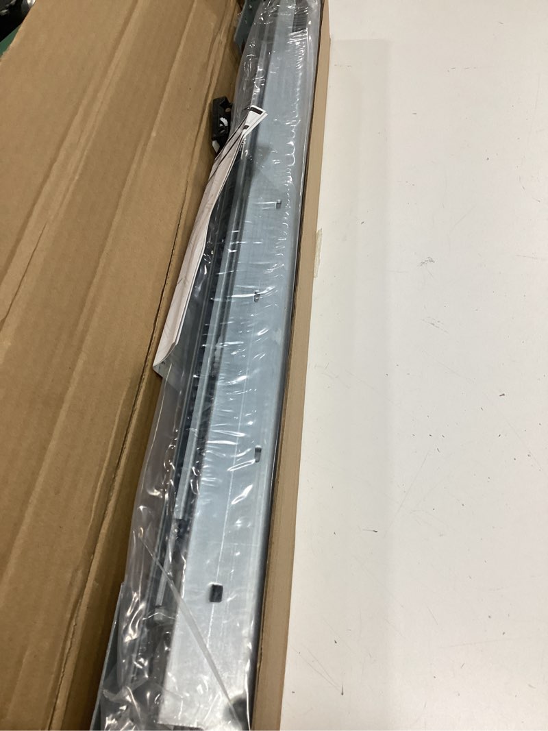 Condition photo showing Good Condition for soft close bottom mount drawer slides 24 inch rails with rear mounting bracket locking devices screws for face frame or frameless application?24 inch, 1 pair? 24 inch 1 pair