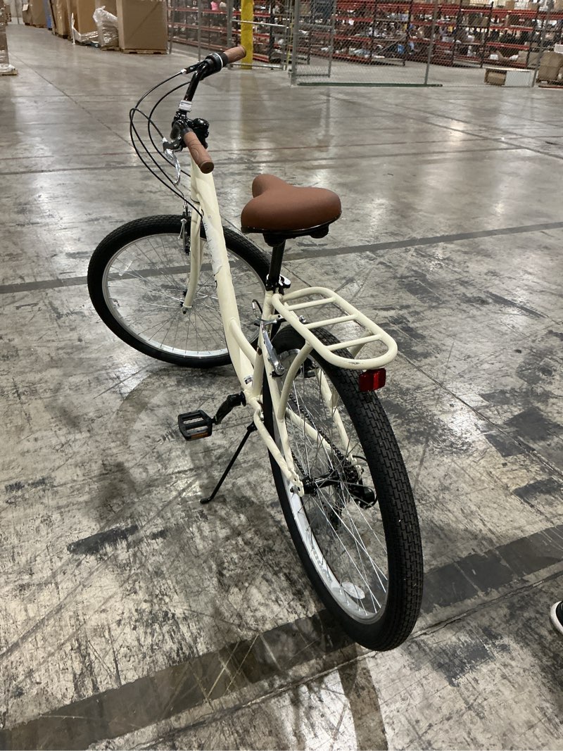 Condition photo showing As Is for concord 27.5\" laguna comfort bicycle, fits adult riders