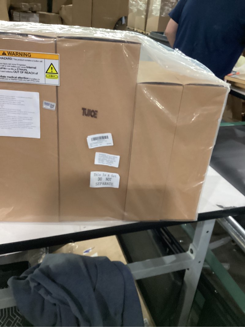 Condition photo showing New/Like New for 4 Pack Smart Christmas Cone Tree Lights App Controlled, 4FT 5FT 6FT RGB Color Changing Christmas Trees Music Sync, Goup Control, Magical Xmas Tree Lightshow for Yard Indoor Outdoor Christmas Decor Color Changing 4FT+5FT+6FT