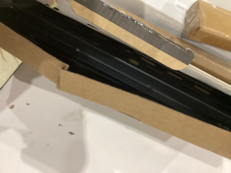 Condition photo showing As Is for ul listed fixed tv wall mount for 37-86 inch screens, low profile tv mount fits 16", 18", 24" studs, wall mount bracket with quick release lock, max vesa 600x400mm, holds up to 132 lbs by usx star fixed 37-86 inch