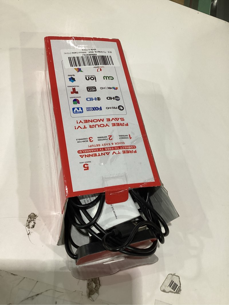 Condition photo showing Good Condition for digital tv antenna for smart tv indoor,tv antenna with 3m stick base | support 4k 1080p&long range reception,hdtv antenna for local channels,easy installation antenna for tv without cable