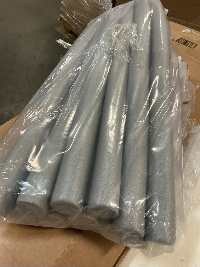 Condition photo showing Good Condition for Leyndo 12 Pcs 1" x 25.4" Closed Cell Backer Rod Foam Tube Seal Total 25.4ft Waterproof, Corrosion Resistant Caulk Saver for Concrete Crack Filling, Expansion Joints, Bridges, Tunnels, Driveways(Gray) Gray 1 Inch