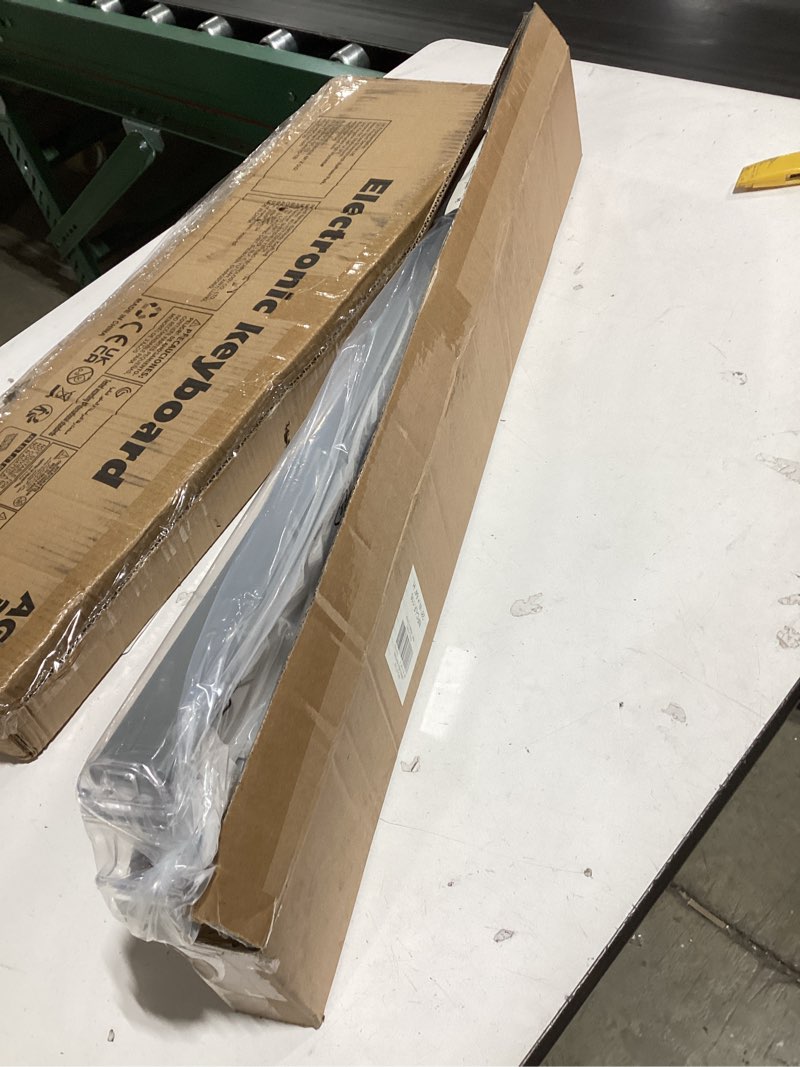 Condition photo showing New/Like New for LazBlinds Cordless Cellular Shades, No Tools No Drill Light Filtering Honeycomb Shades Pleated Blinds for Windows, 28'' W x 64'' H, Dovy Grey Light Filtering-dove Grey 28'' W x 64'' H