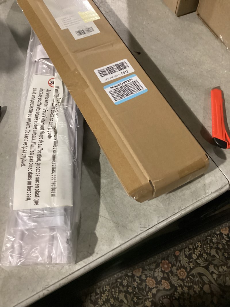 Condition photo showing New/Like New for Lumino - Cordless Light Filtering Mini Blinds for Indoor Windows - 19" W x 64" L - White, 1" Vinyl Slats, Smooth Lift Operation, Horizontal Window Blinds for Home 19"W x 64"H