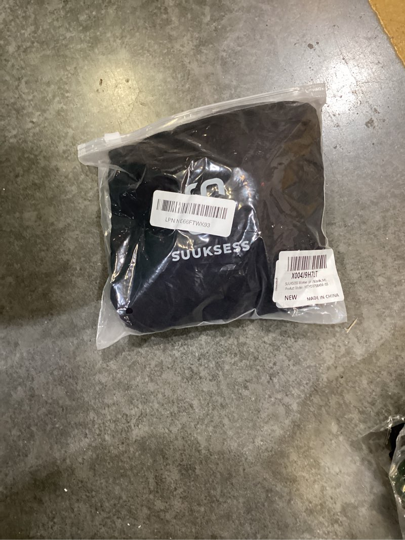 Condition photo showing New/Like New for suuksess women padded open back boat neck tank tops double lined basic shirts medium black