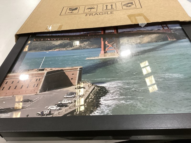 Condition photo showing Good Condition for luckylife 16x24 frame in black, gallery frame for wall mounting, 2 pack black 16x24