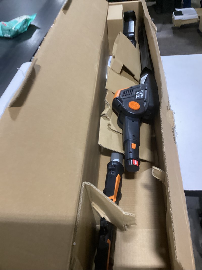 Condition photo showing As Is for WORX - 20V Power Share Cordless 20V 20" 2-in-1 Hedge Trimmer - Black