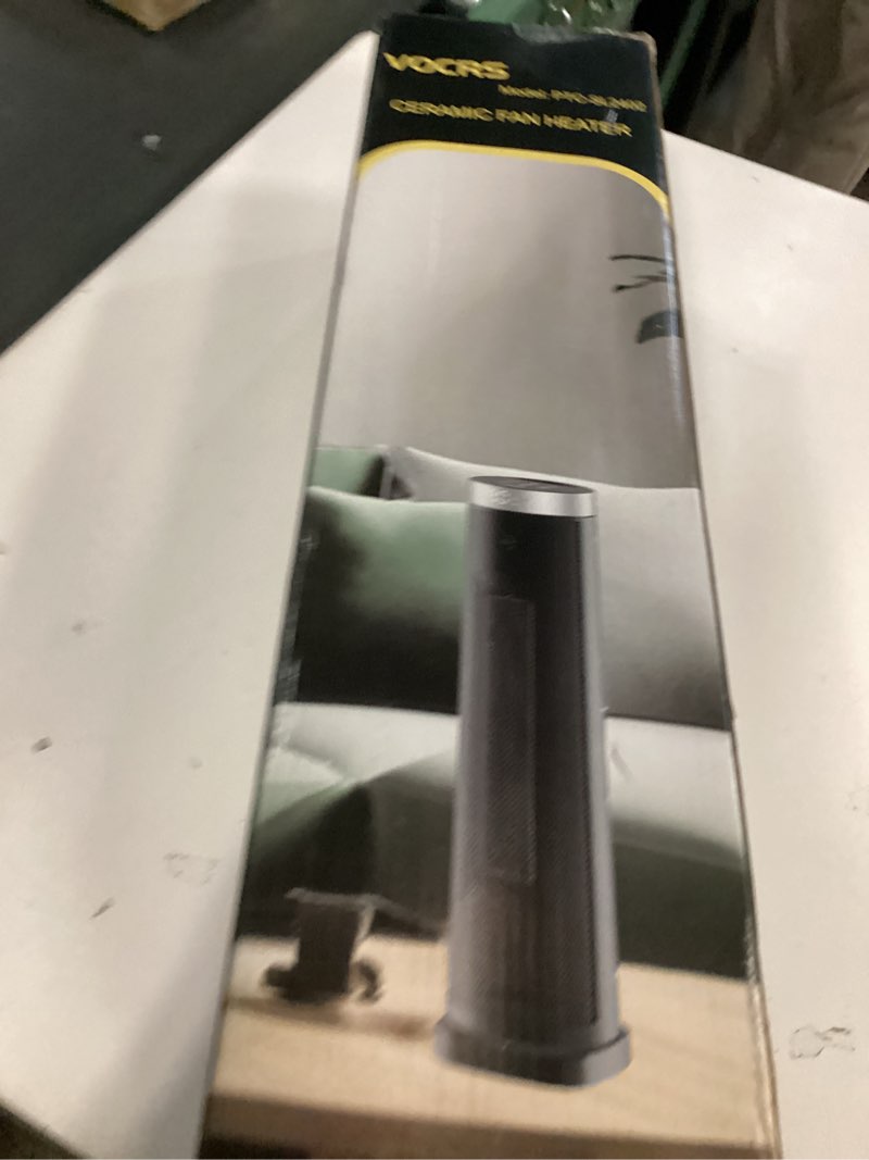 Condition photo showing New/Like New for Space Heater for Indoor Use with Remote - 70° Oscillating Tower Electric Heater, 24 Inchs, 12H Timer, 1500W Quiet PTC Ceramic Heating with Thermostat, Fast Safety Heat for Office, Home, Bedroom