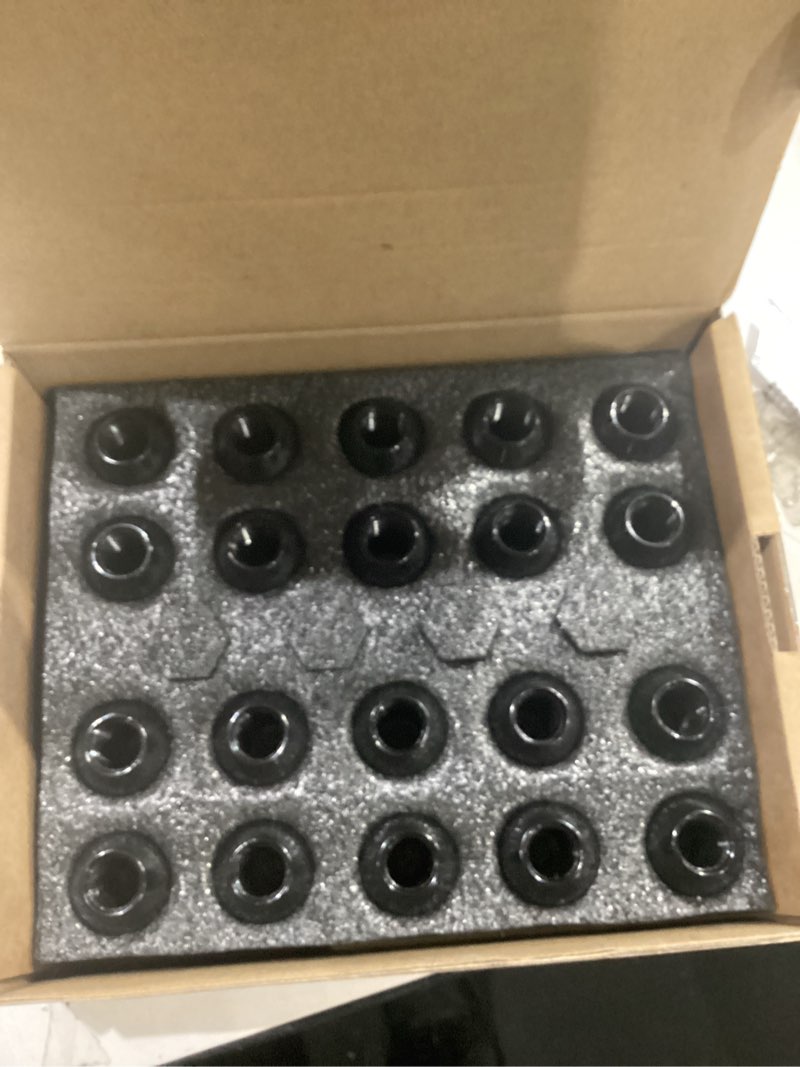 Condition photo showing Good Condition for gasupply black lug nuts 14x1.5, close end bulge acorn lug nuts 3/4 inch hex 1.9inch tall conical seat (24 pack) m14x1.5 24pcs 1.9"(48mm) 19mm hex black