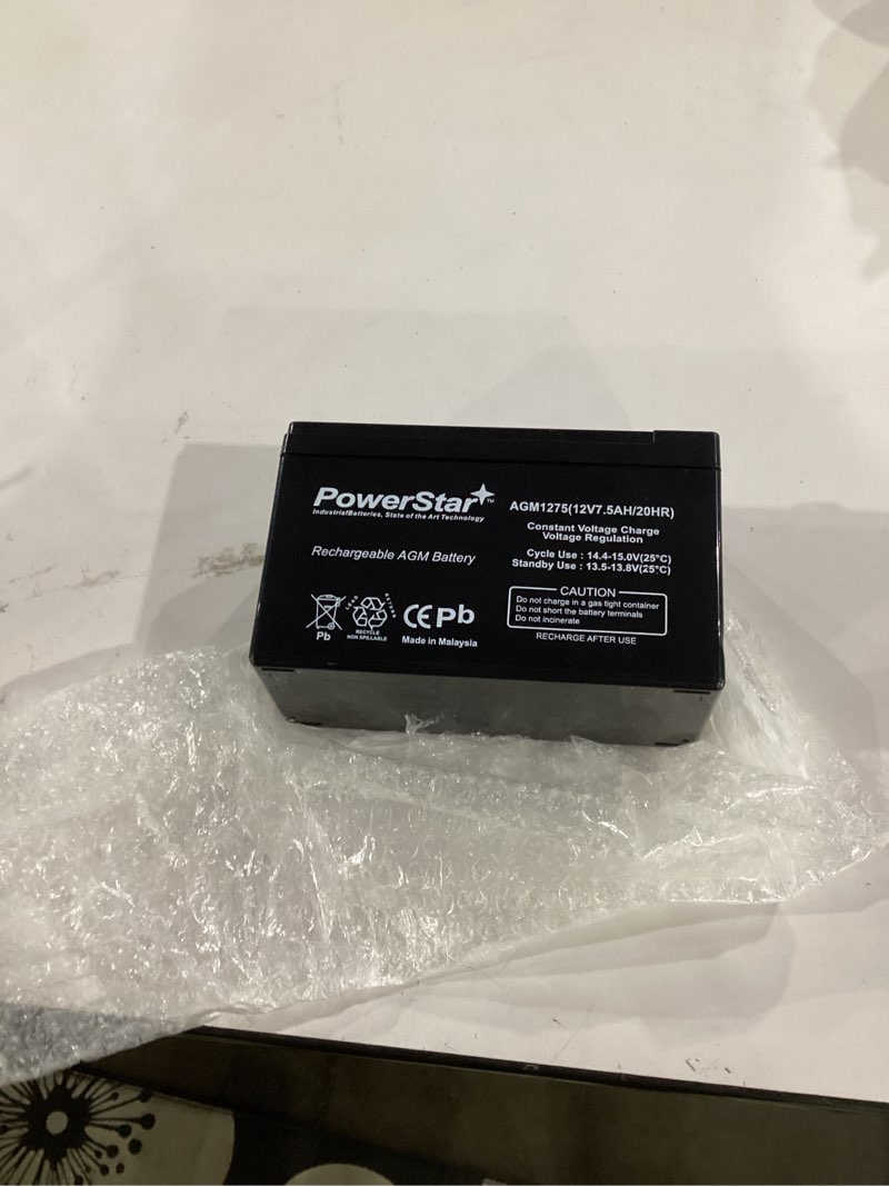 Condition photo showing Good Condition for powerstar 12v 7.5ah agm ups battery for apc es500, es550, rbc2 and rbc110 | compatible with apc es500, es550 and ls500; sealed maintenance-free agm replacement with 2-year warranty