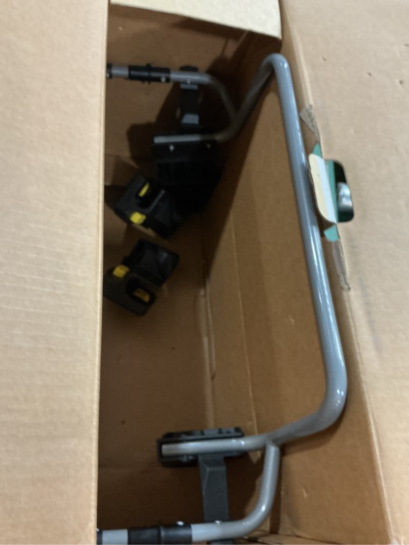 Condition photo showing As Is for bob gear® single jogging stroller adapter for nuna®, cybex® and maxi cosi® infant car seats bob stroller adapter nuna, cybex, and maxi cosi grey