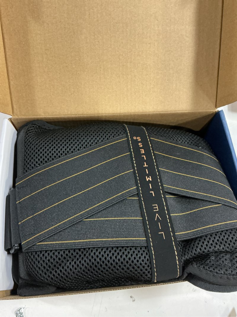 Condition photo showing Good Condition for copper fit unisex adult rapid relief back support brace with hot/cold therapy, black, adjustable