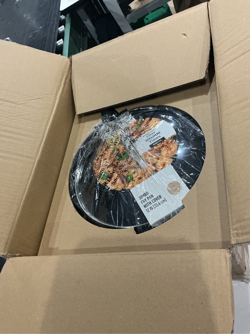 Condition photo showing Good Condition for calphalon® hard-anodized nonstick 12" jumbo frying pan with lid