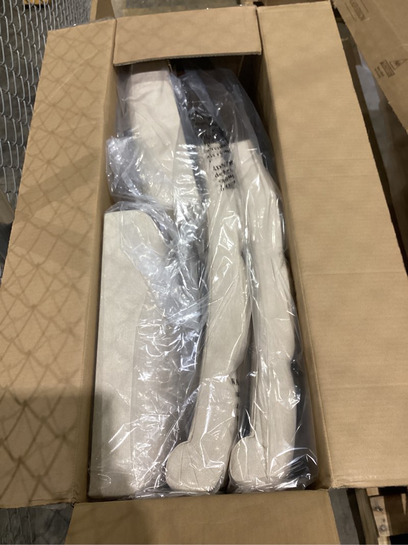 Condition photo showing New/Like New for COLAMY Tufted Upholstered Dining Chairs Set of 2, Accent Parsons Chairs with Solid Wood Legs and Padded Seat, Beige Beige set of 2