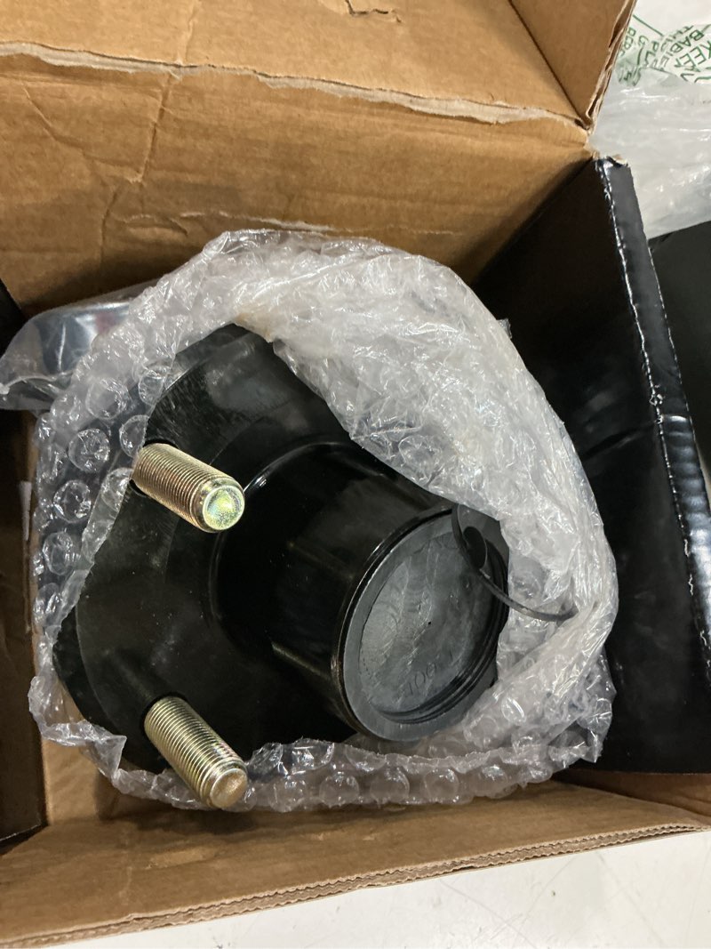 Condition photo showing Good Condition for redants 2 sets 2000lbs trailer hub kit 5 lug 4.5", pre-installed and lubricated 5×4.5 trailer axle kit for 2000lbs 1-1/16'' trailer axles, boat trailer hubs 5 lug(only for straight spindle) 2000 lb trailer axle hub 5 on 4.5