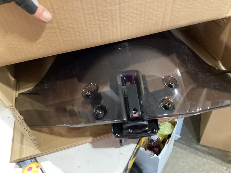Condition photo showing Good Condition for xxl adjustable 3" windshield for can-am ryker 600 900 sport & rally, 150% dark tinted wider front hard coated adventure windshield for ryker all models accessories, replaces #219401032