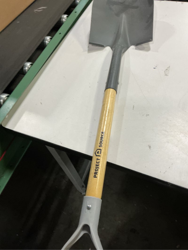 Condition photo showing As Is for Project Source 20-In D-Handle Wood Digging Shovel
