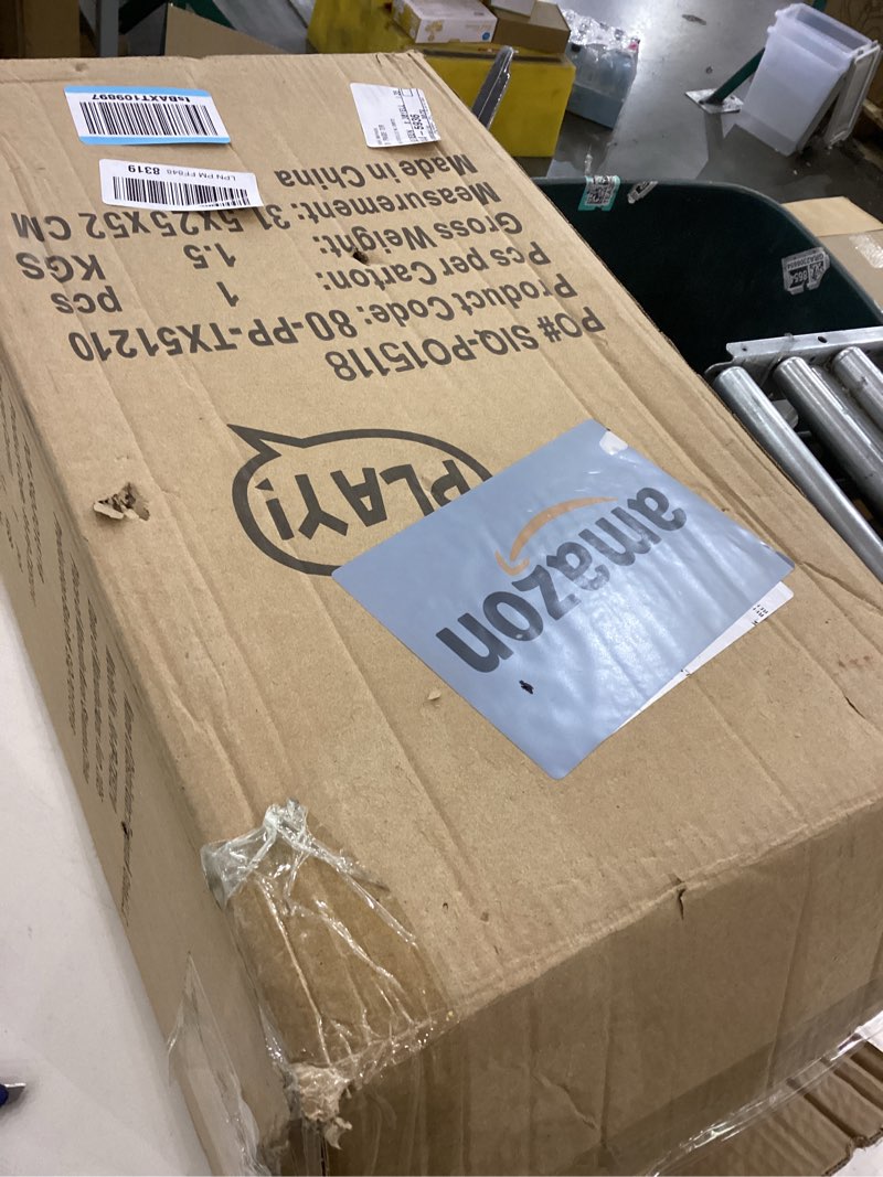 Condition photo showing Good Condition for HEY! PLAY! Kids Shopping Cart - Toddler Grocery Cart with Pivoting Front Wheels and Folds for Easy Storage - for Pretend Play Grocery Store