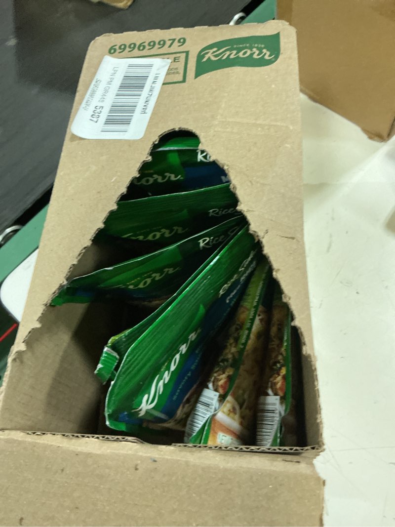 Condition photo showing Good Condition for (best by april 06/2027) knorr rice sides 8 pk rice medley for a tasty rice side dish no artificial flavors, no preservatives, no added msg 5.6 oz rice medley 5.6 ounce (pack of 8)
