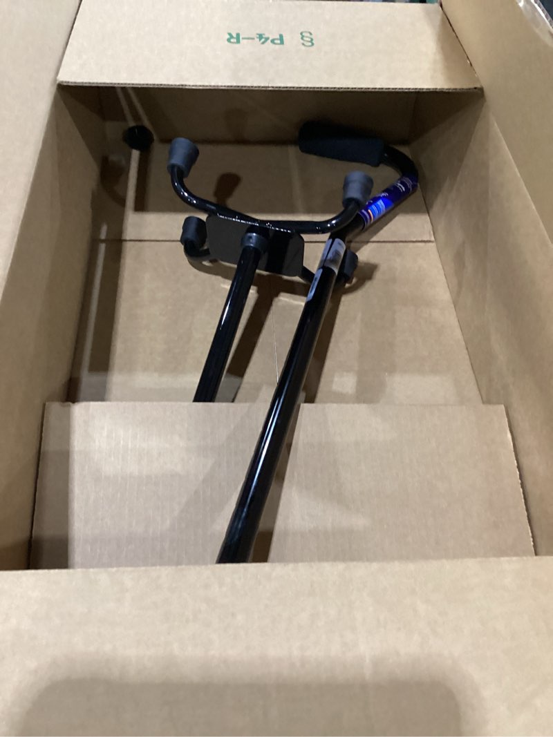 Condition photo showing Good Condition for Medline Aluminum Quad Cane with Small Base for Balance, Height Adjustable 29" to 38", Knee Injuries, Surgery Recovery & Mobility, Lightweight Walking Aid for Seniors & Adults, 300 lb Weight Capacity