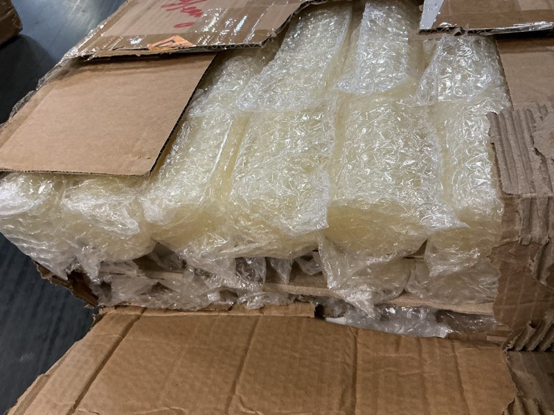 Condition photo showing Good Condition for 36 pack ivory pillar candles bulk set, 2x3 2x6 2x8 inch - 12 each size, dripless smokeless clean burning for wedding centerpieces, home decor, church, romantic ambiance? 36 ivory flat-top 2 x 3/6/8 inch