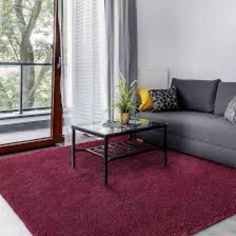 soanny large area rugs for bedroom living room, 5x8 ft solid soft fluffy carpet, washable non-slip p