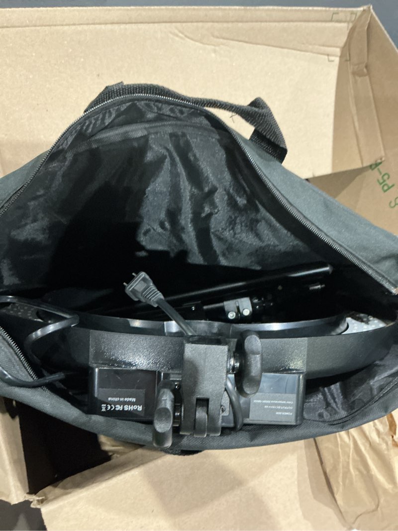 Condition photo showing As Is for ivisii 19 ir-45 ring light with stand and phone holder + c920x pro hd webcam log