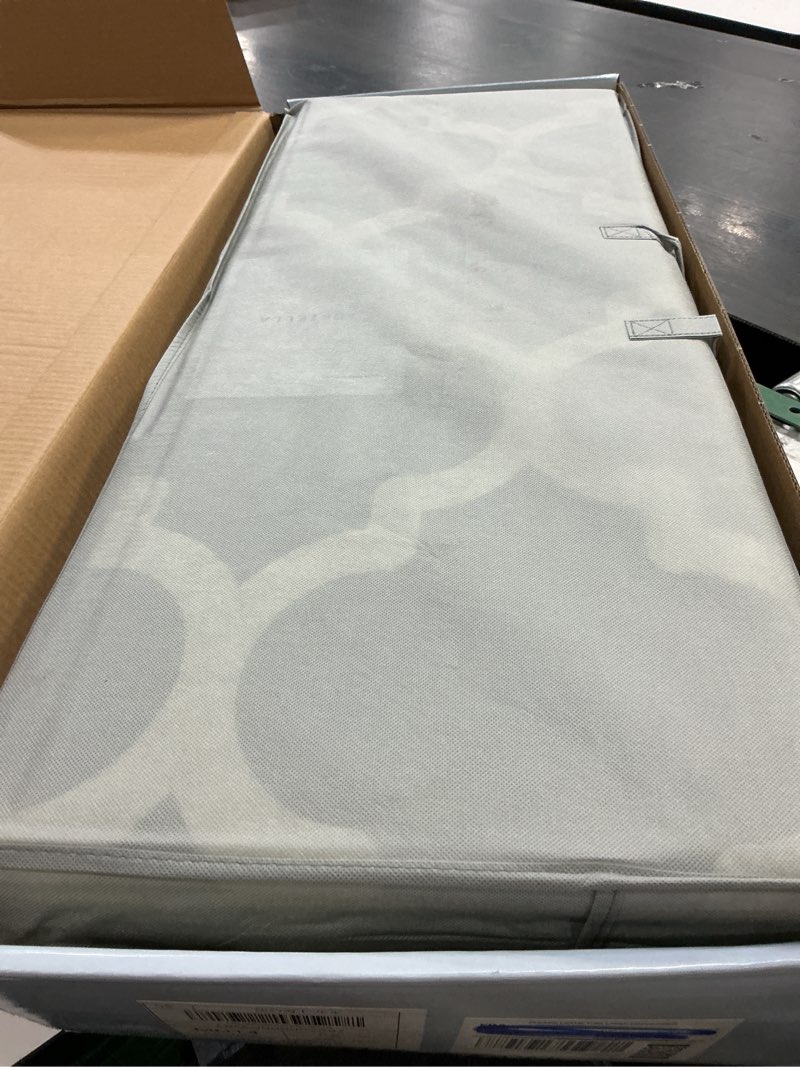 Condition photo showing New/Like New for fortella extra large baby play mat for playpens, 71.5”x70” reversible & waterproof, certified non-toxic foam mat, 0.6” thick foldable playmat with travel case for tummy time & crawling, indoor outdoor