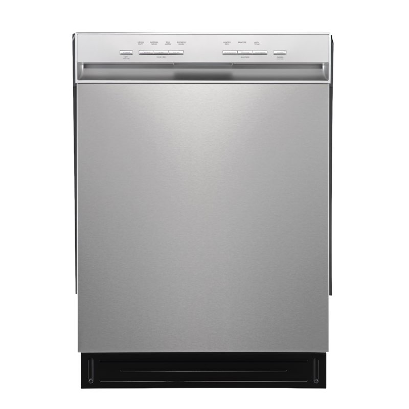 kenmore 24" premium hybrid tub dishwasher - ultrawash, morespace adjustable rack, high temp & smartw