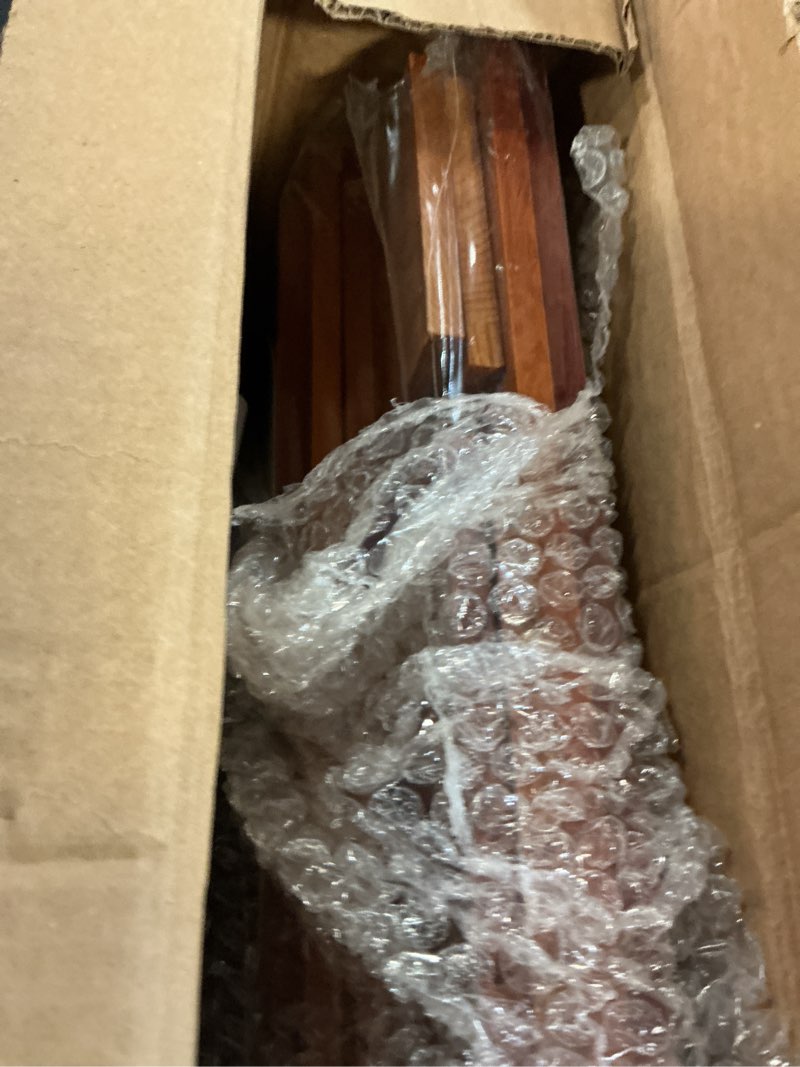 Condition photo showing Good Condition for 2 pack wood vinyl record storage, retro & durable vinyl crate and record holder, album storage record case box for 120+ records, perfect record organizer for home decor and collection display(brown) 2 pack brown