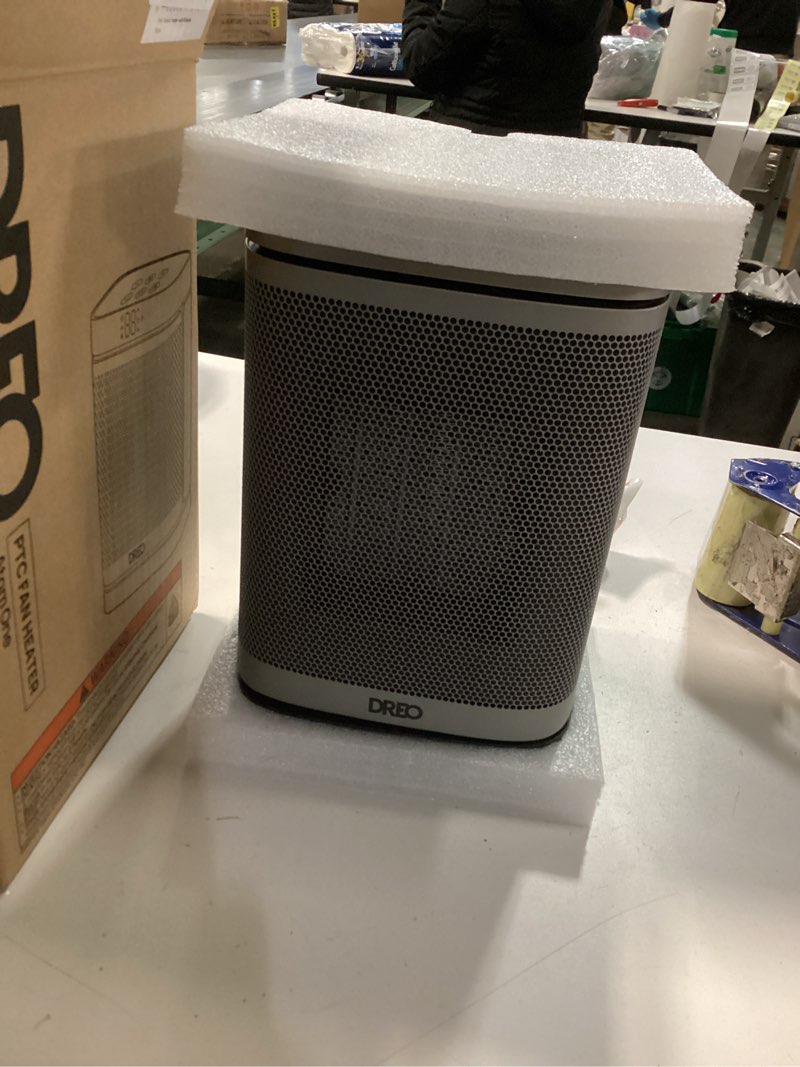 Condition photo showing Good Condition for DREO Space Heater, 1500W Portable Electric Heaters for Indoor Use, PTC Ceramic Heater for Office with Remote, Thermostat, 70°Oscillation, 12H Timer, 5 Modes, Safe Quiet Room Heater for Bedroom Silver