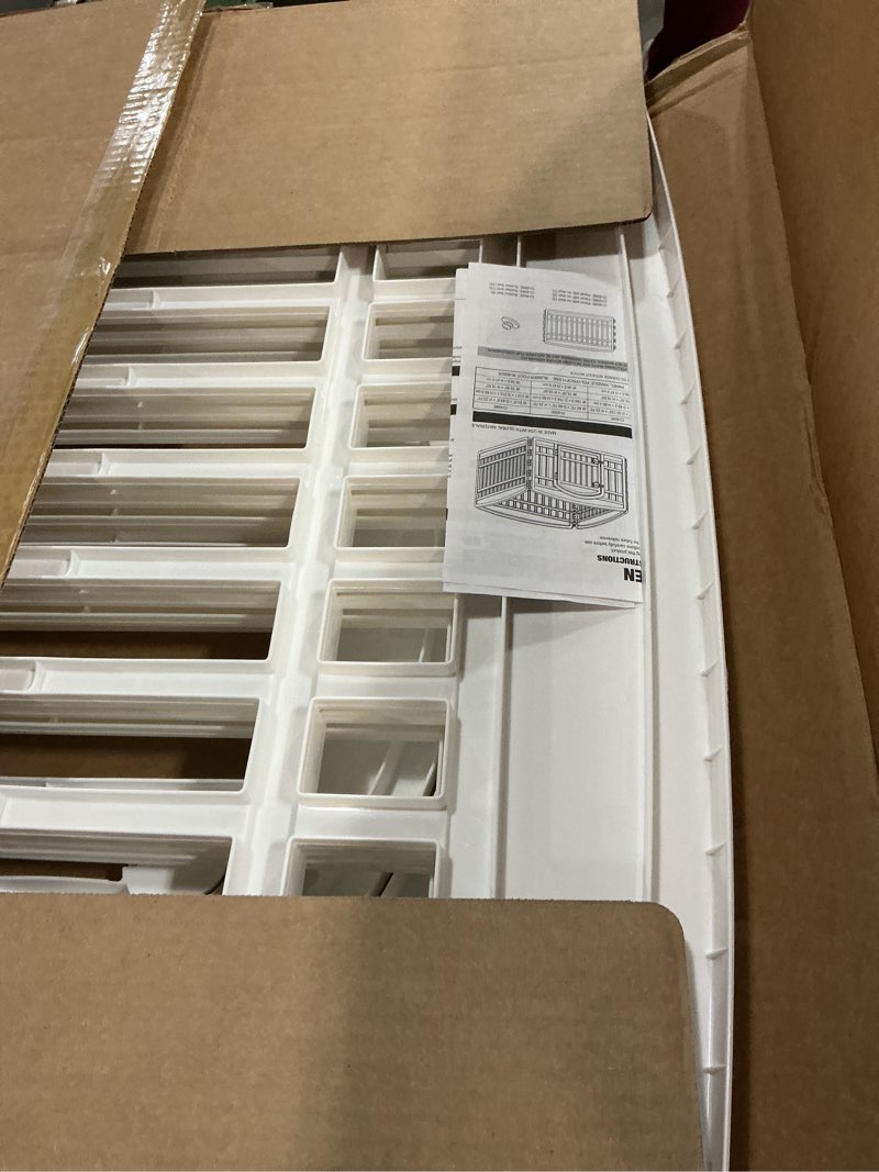 Condition photo showing Good Condition for IRIS USA 24" 4-Panel Dog Playpen with Door, 35 x 35 x 24, Puppy Playpen, Dog Play Pen Indoors, Pet Fence, Puppies/Small Dogs, White White 4 Panel - 24" H