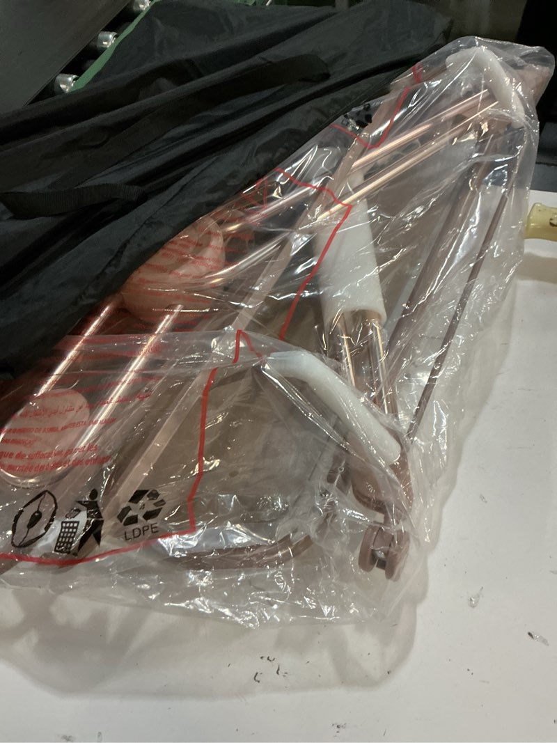 Condition photo showing As Is for (Incomplete , missing pcs)Baby Bedside Sleeper - Bassinet & Bedside Crib with Height Adjustment & Wheels - Can Be Placed Next to Bed - Attaches to Parents Bed - Easy to Fold & Carry Bassinet for Girls (Pink)