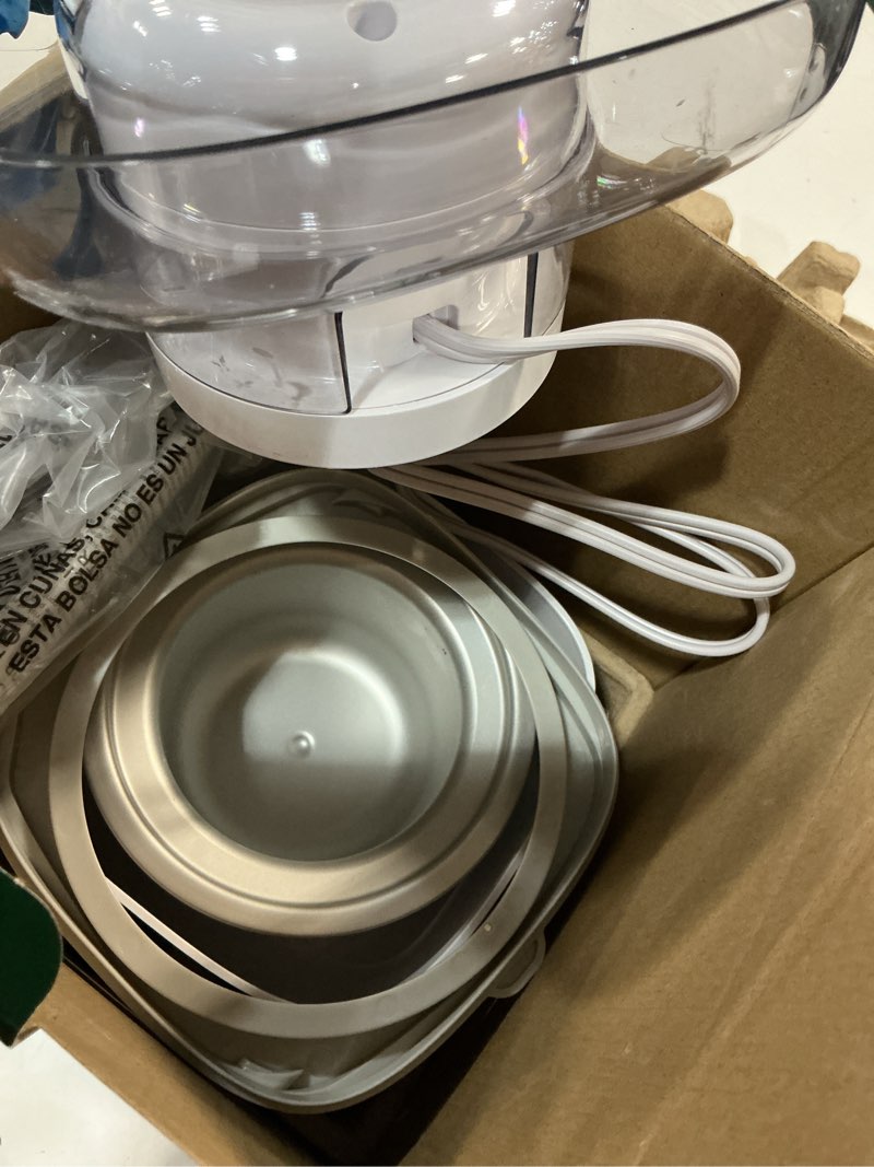 Condition photo showing As Is for cuisinart 1-pt wonder ice cream maker 1 pint white